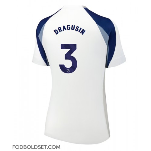 Tottenham Hotspur Radu Dragusin #3 Hjemmebanetrøje Dame 2025-26 Kortærmet